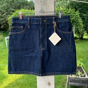 Lee dark denim mini skirt - 100% cotton - 29/Medium